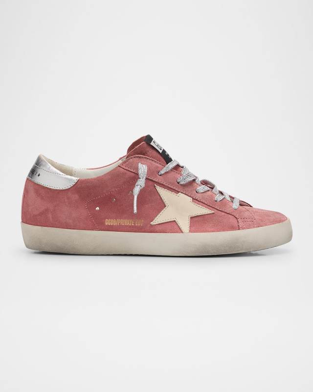 Superstar Mixed Leather Low-Top Sneakers